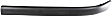 Front, Driver Side Bumper Trim, Black