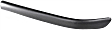 Front, Driver Side Bumper Trim, Black