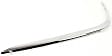 Front, Driver Side, Outer Bumper Trim, Chrome, Side Bumper Molding, Base Model