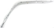 Front, Passenger Side, Outer Bumper Trim, Chrome, Side Bumper Molding, Base Model