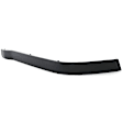 Front, Passenger Side Bumper Trim, Textured, Side Impact Strip