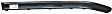 Front, Passenger Side Bumper Trim, Black, Side Impact Strip