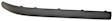Front, Driver Side Bumper Trim, Black, Side Impact Strip