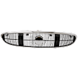 Grille, Chrome Shell with Painted Silver Insert, 6 Cyl., 3.1L Engine