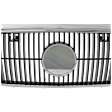 Grille, Chrome Shell with Painted Silver Insert, 6 Cyl., 3.1L Engine