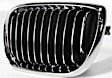 Driver Side Grille Assembly, Chrome, Grille