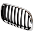 Passenger Side Grille Chrome Shell with Black Insert