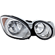 Passenger Side Headlight, with Bulb, Halogen, Clear Lens