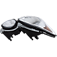Passenger Side Headlight, with Bulb, Halogen, Clear Lens