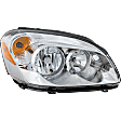 2006-2008 Buick Lucerne - Passenger Side Headlight, with Bulb, Halogen, Clear Lens, with 4-Bulb Type, CX Model