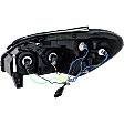 2006-2008 Buick Lucerne - Passenger Side Headlight, with Bulb, Halogen, Clear Lens, with 4-Bulb Type, CX Model