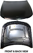 2007-2008 BMW 328i - Factory Style Hood Steel Primed CAPA Certified