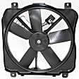 Radiator Fan - Driver Side Fan Blade, Motor and Shroud