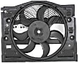 A/C Condenser Fan -  Fan Blade, Motor, Shroud and Protection Grille, Condenser Mounted