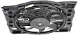 A/C Condenser Fan -  Fan Blade, Motor, Shroud and Protection Grille, Condenser Mounted
