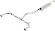 140496 Cat-Back Exhaust System, 2.0L, 4Cyl, Made of Stainless Steel, S-type Series