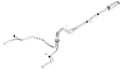 140616 Cat-Back Exhaust System, Made of Stainless Steel, ATAK Series