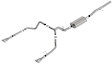 140782 Cat-Back Exhaust System, 6.2L, 8Cyl, Made of Stainless Steel, Touring Series