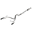 140866BC Cat-Back Exhaust System, 5.0L, 8Cyl, Made of Stainless Steel, S-type Series