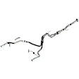 140869 Cat-Back Exhaust System, 5.0L, 8Cyl, Made of Stainless Steel, ATAK Series