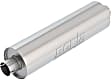 400130 S-Type Muffler, 2.75 in. in/out, Center/Center, 24x6.75x6.75, Round, Stainless Steel, Notched, Sold Individually