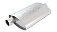 40357 ProXS™ Muffler 2.25 in. Offset Inlet/ 2.25 in. Center Outlet, 4 in. x 9.5 in. Oval, 14 in. Long Body, 19 in. Overall Length, Universal, Reversible Design.