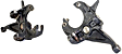 2100 Front, Driver and Passenger Side Knuckle, RWD