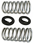 23408 Pro Coils and Spacer Series Lowering Springs - 2-3 in., Set of 2