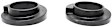 1999 Chevrolet C2500 - Leveling Kit, FL: 1.0 (lift), 2-Door, Extended Cab Pickup, Black, Polyurethane