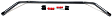 5400 Sway Bar Kit, Cold Formed Steel, 1 3/8 in., Non-adjustable, Powdercoated Silver