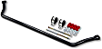 5444 Front Sway Bar Kit, Cold Formed Steel, 1 1/4 in., Non-Adjustable, Powdercoated Silver