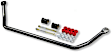 5452 Sway Bar Kit, Cold Formed Steel, 1 in., Non-adjustable, Powdercoated Silver