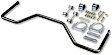 5547 Rear Sway Bar Kit, Cold Formed Steel, 1 in., Non-adjustable, Powdercoated Silver