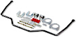 1989 Mazda B2600 - Rear Sway Bar Kit, 72.0 in. Bed, Styleside, 2-Door, RWD, 3/4 in., Non-Adjustable, Standard Cab Pickup, Powdercoated Silver