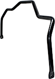 5555 Rear Sway Bar Kit, Cold Formed Steel, 1 1/4 in., Non-Adjustable, Powdercoated Silver