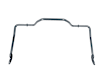5575 Rear Sway Bar Kit, Steel, 22 mm, Non-adjustable, Sport Utility, Powdercoated Silver