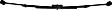 5987 Rear, Driver or Passenger Side Leaf Spring, RWD