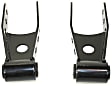 6400 Leaf Spring Shackles and Hangers - Direct Fit, 2-spring set