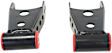 6425 Leaf Spring Shackles and Hangers - Direct Fit, 2-spring set