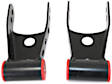 6425 Leaf Spring Shackles and Hangers - Direct Fit, 2-spring set