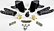 6500 Leaf Spring Shackles and Hangers - Direct Fit, 2-spring set