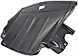 Front Engine Splash Shield, Convertible