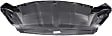 Front Engine Splash Shield, Convertible
