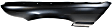 Front, Driver Side Fender, Primed, Base Model