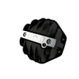11306 Differential Cover - Black, Cast Aluminum, Direct Fit, Sold Individually