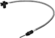 22200 Performance Replacement Series Automatic Transmission Dipstick - Black, Steel, Locking, Direct Fit, Sold Individually