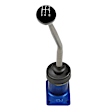 1993 Jeep Wrangler - Precision Sport Short Shifter Series Shifter - Stainless steel and blue anodized aluminum, Stainless Steel and Billet Aluminum, Manual, Direct Fit, Sold Individually
