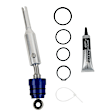 45126 Precision Sport Short Shifter Series Shifter - Stainless steel and blue anodized aluminum, Stainless Steel and Billet Aluminum, Manual, Direct Fit, Sold Individually