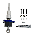 45163 Precision Sport Short Shifter Series Shifter - Stainless steel and blue anodized aluminum, Stainless Steel and Billet Aluminum, Manual, Direct Fit, Sold Individually