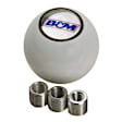 46110 Universal, Pro-Stick Series Shift Knob - White Plastic  Sold individually